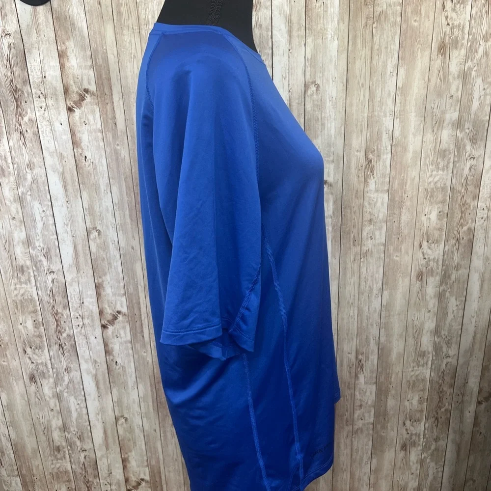 Nike Blue Drifit Short‎ Sleeve Tee